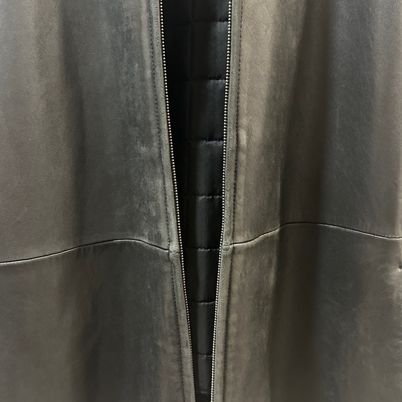 Liz Claiborne Black Leather Jacket - Picture 5 of 5